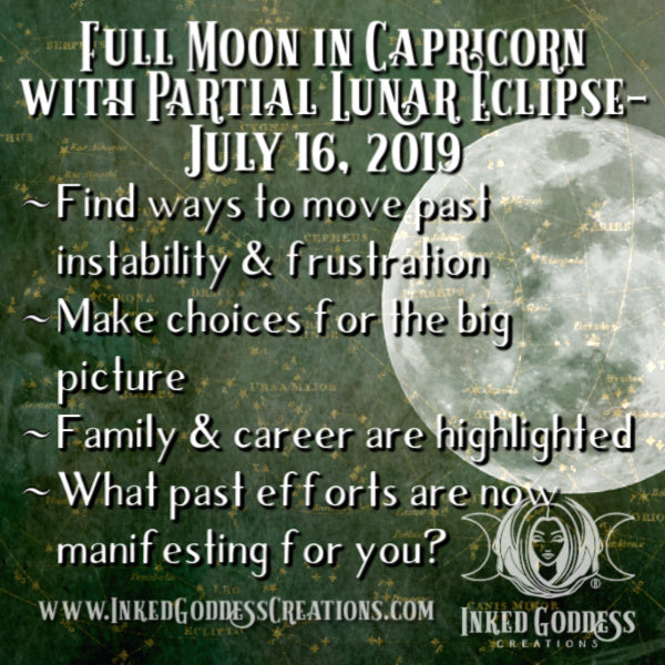 Full Moon in Capricorn- July 16, 2019