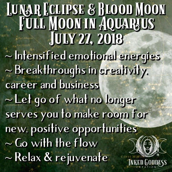 Full Moon in Aquarius- July 27, 2018