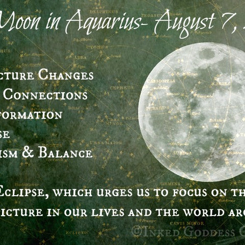 Full Moon in Aquarius- August 7, 2017