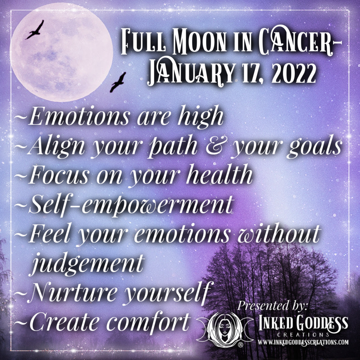 Full Moon in Cancer- January 17, 2022