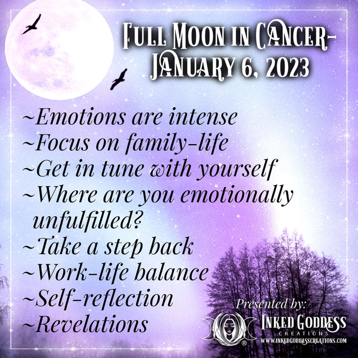 Full Moon in Cancer- January 6, 2022