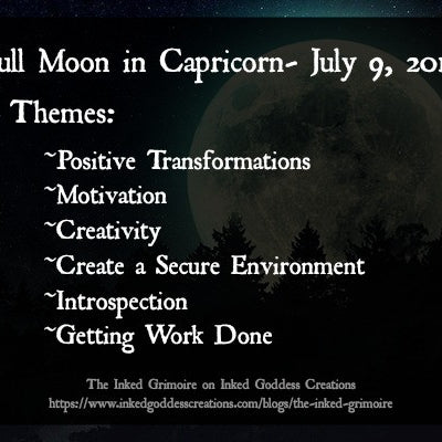 Full Moon in Capricorn- July 9, 2017