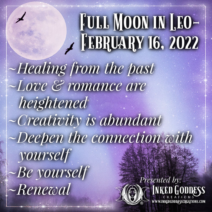 Full Moon in Leo- February 16, 2022