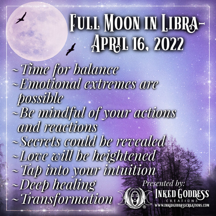 Full Moon in Libra- April 16, 2022