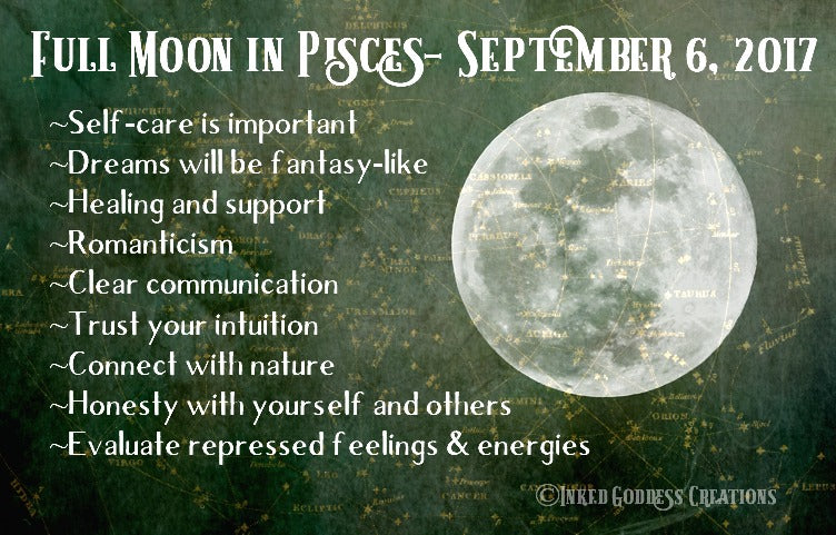 Full Moon in Pisces- September 6, 2017