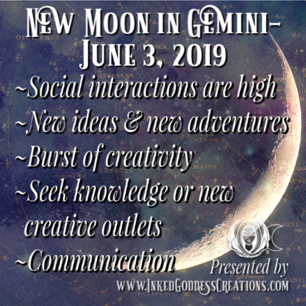 New Moon in Gemini- June 3, 2019