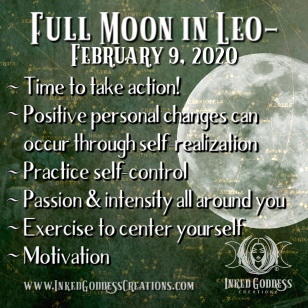 Full Moon in Leo- February 9, 2020