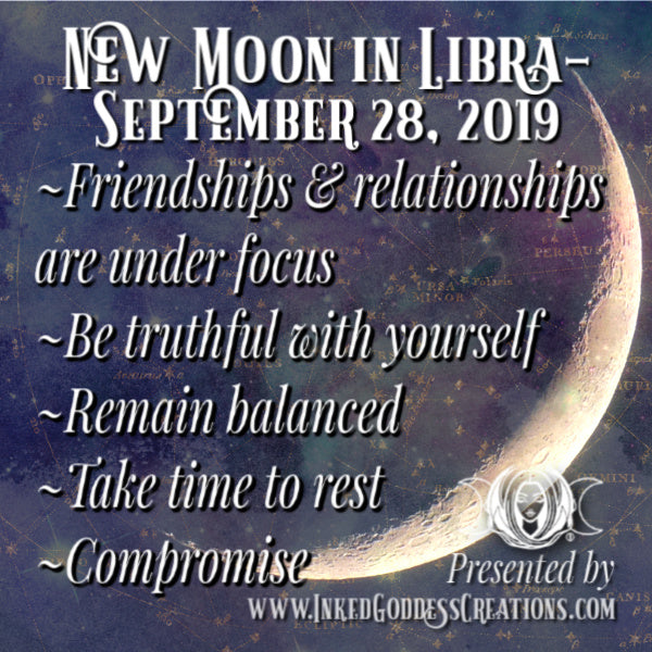 New Moon in Libra- September 28, 2019