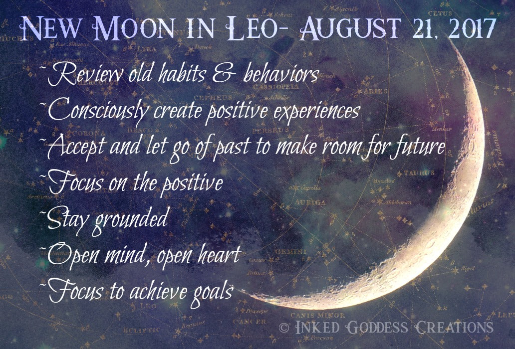 New Moon in Leo- August 21, 2017