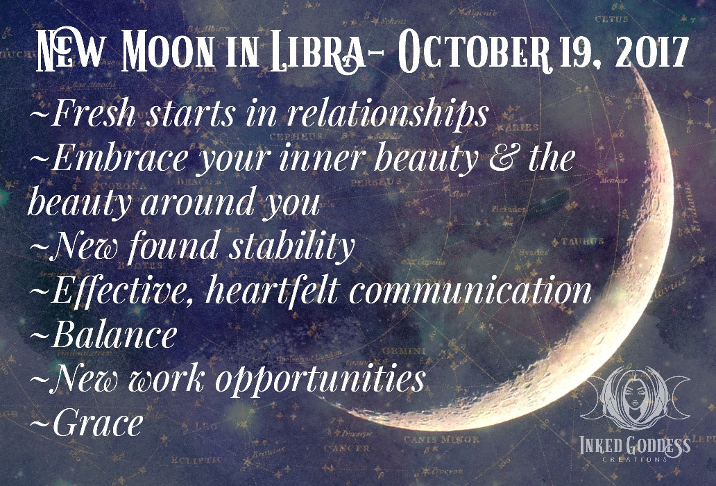 New Moon in Libra- October 19, 2017