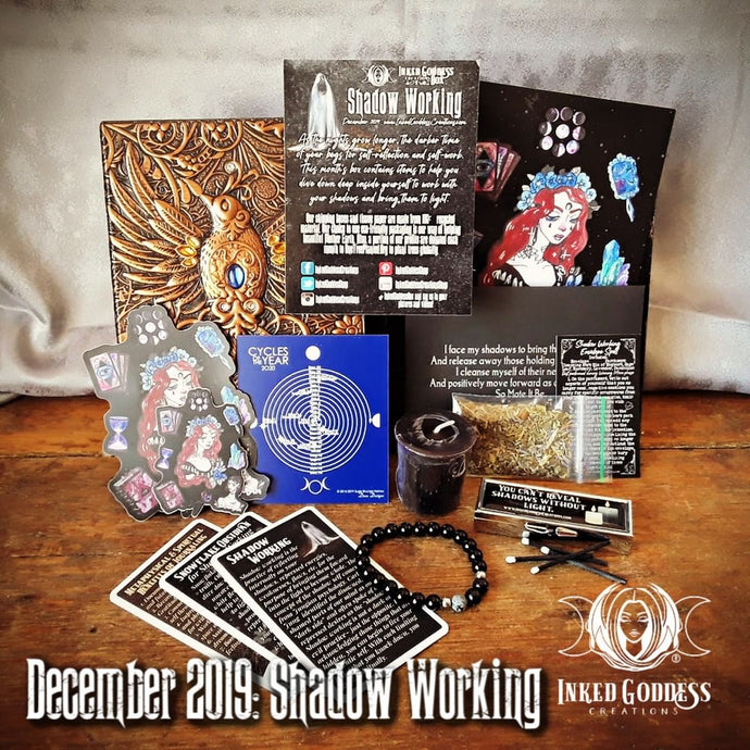 December 2019 Inked Goddess Creations Box: Shadow Working