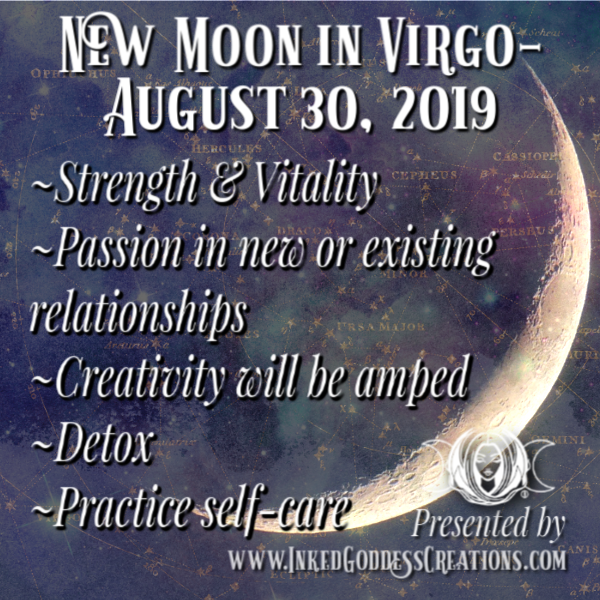 New Moon in Virgo- August 30, 2019