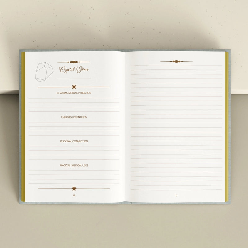 Load image into Gallery viewer, Crystal Companion Journal for Organizing Your Crystal Stash
