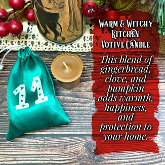 December 11- Warm & Witchy Kitchen Votive Candle