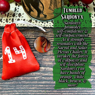 December 14- Tumbled Sardonyx