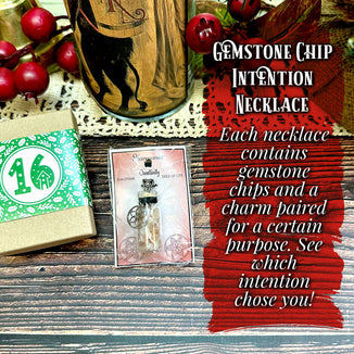 December 16- Gemstone Chip Intention Necklace