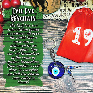 December 19- Evil Eye Keychain