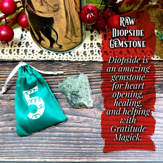 December 5- Raw Diopside Gemstone