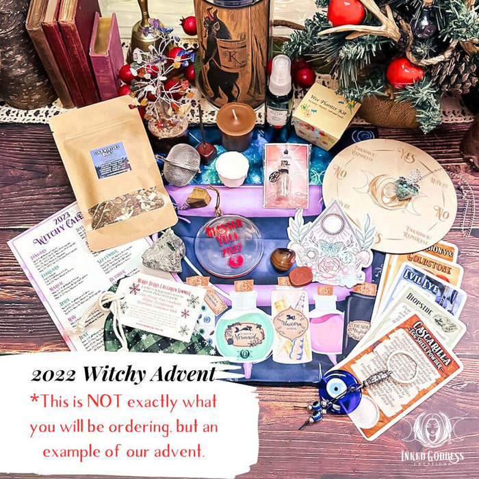 2023 Witchy Advent Calendar- 21 Days of Yule Gifts from Inked Goddess Creations