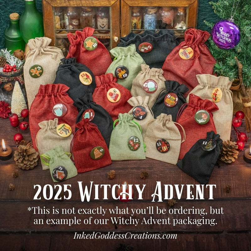 Load image into Gallery viewer, 2025 Witchy Advent from Inked Goddess Creations
