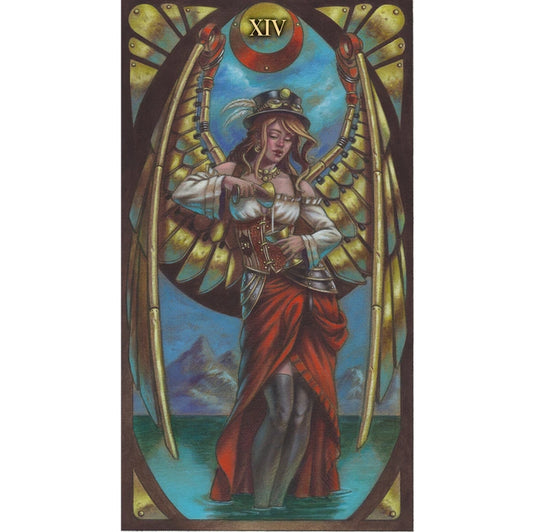 Steampunk Art Nouveau Tarot Deck for Riveting Cartomancy