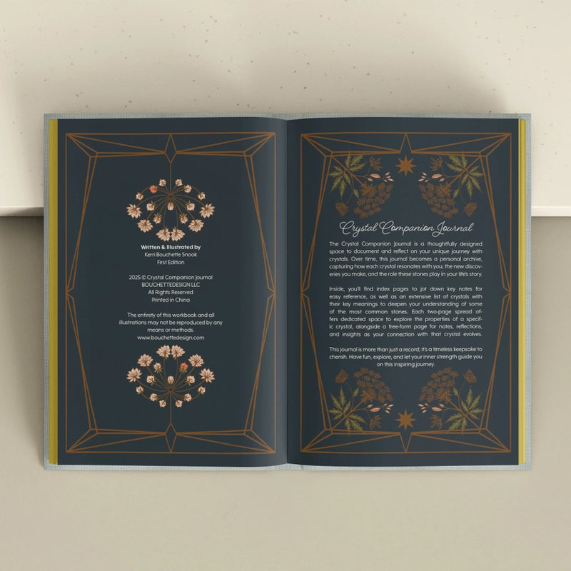 Load image into Gallery viewer, Crystal Companion Journal for Organizing Your Crystal Stash
