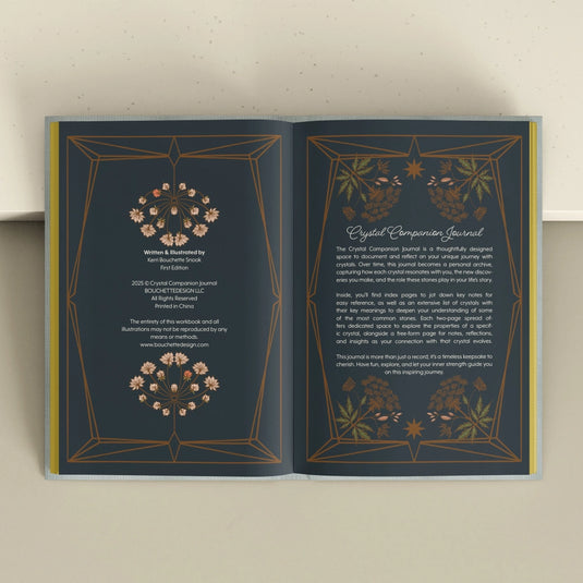Crystal Companion Journal for Organizing Your Crystal Stash