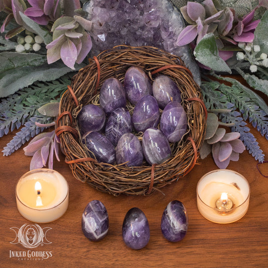 Amethyst Mini Egg for New Psychic Abilities