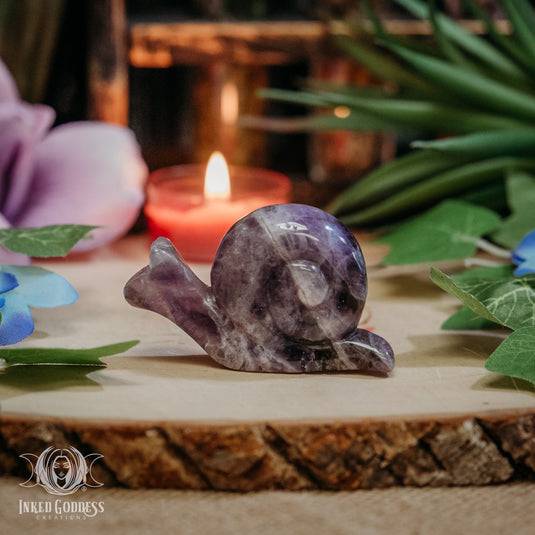 Amethyst Snail for Focus Amid the Chaos