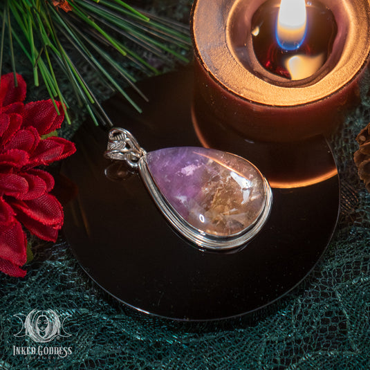 Ametrine Sterling Silver Necklace for Mental Focus