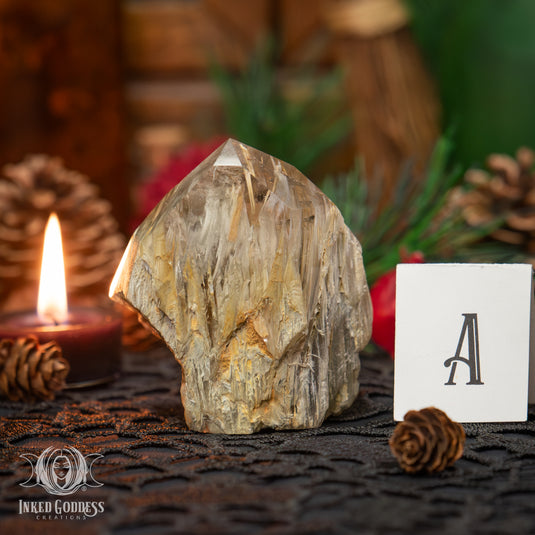 Amphibole Quartz Geometric for Amplified Psychic Energy