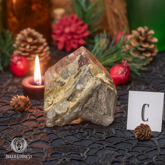 Amphibole Quartz Geometric for Amplified Psychic Energy