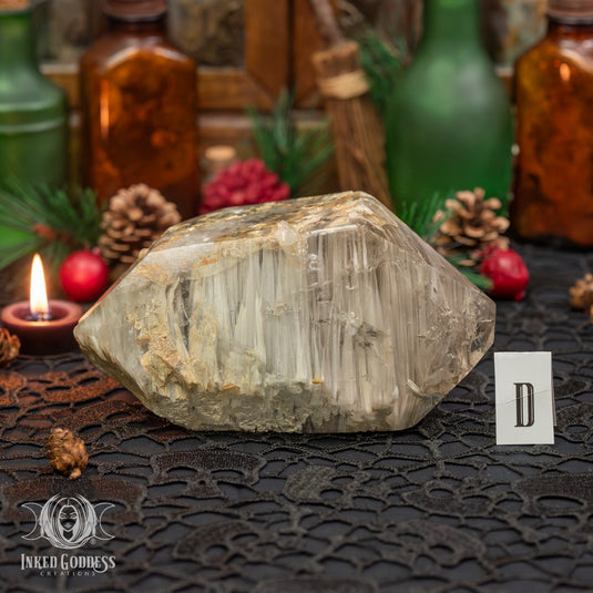 Amphibole Quartz Geometric for Amplified Psychic Energy