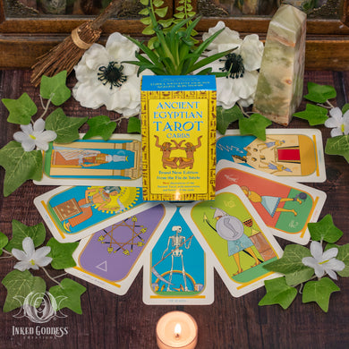 Ancient Egyptian Tarot Deck for Mystical Wisdom