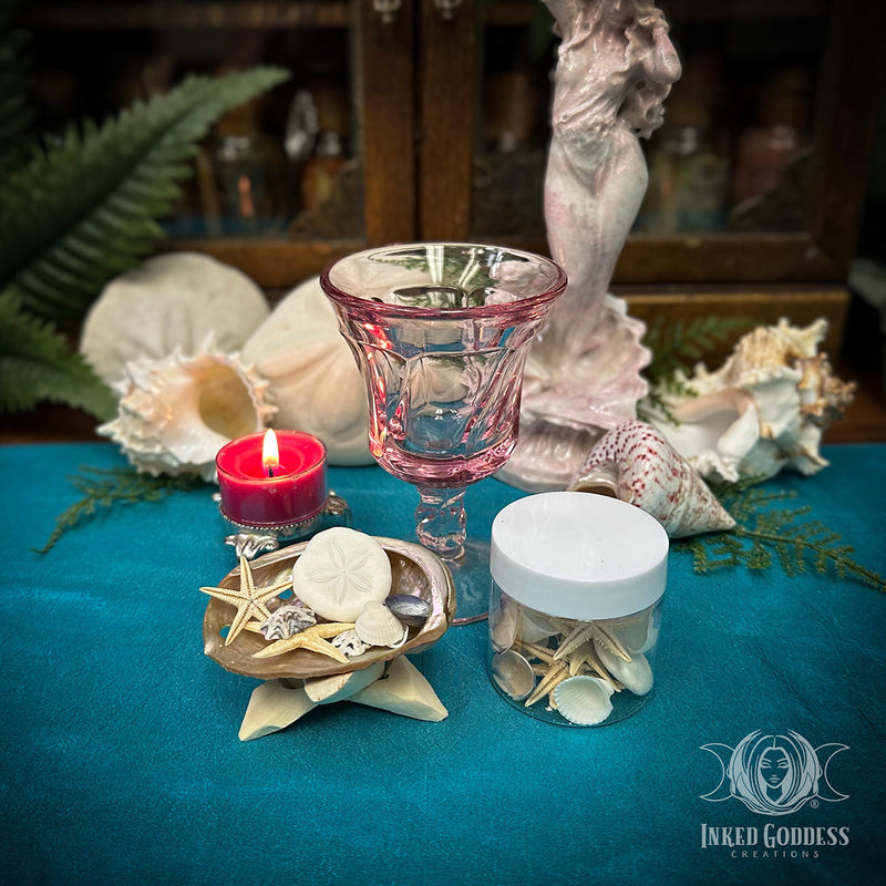 Load image into Gallery viewer, Aphrodite Chalice Set for Glamour Magick, Love Spells &amp; Divine Feminine Work
