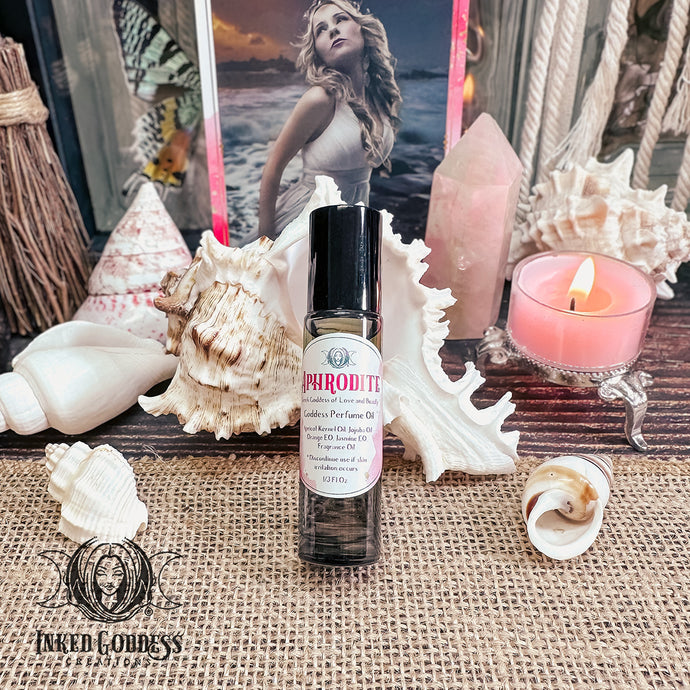 Aphrodite Goddess Perfume Oil for Love and Beauty