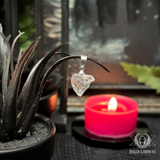 Astral Travel Pakimer Diamond Pendant for Spirit Journeys