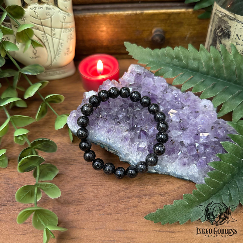 Load image into Gallery viewer, Astrophyllite Bracelet for Authentic AF Power
