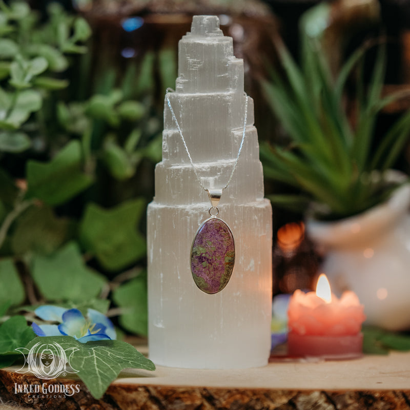 Load image into Gallery viewer, Atlantisite Necklace for Deepened Intuition
