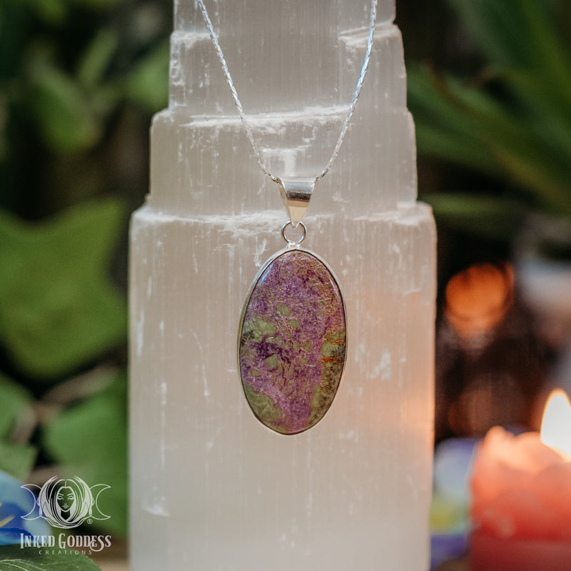 Load image into Gallery viewer, Atlantisite Necklace for Deepened Intuition
