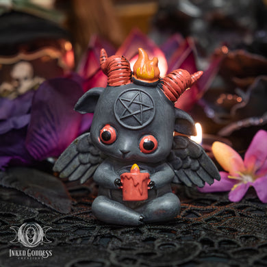 Baphy Baphomet Ritual Figurine for Cutesy Protection Magick