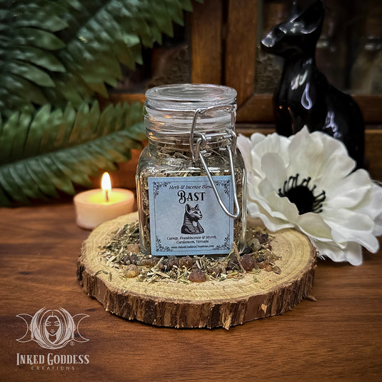 Bast Herb Blend for Home Protection, Healing & Feminine Power