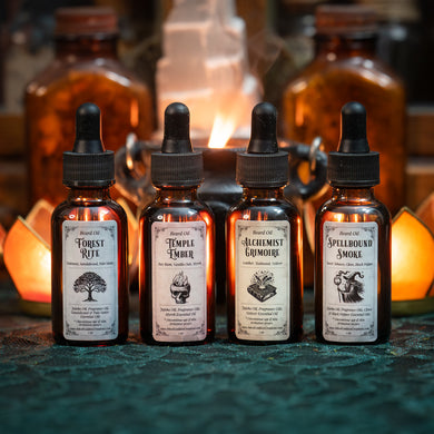 Beard Oil- Set of All 4 Scents for Magickal Self-Care
