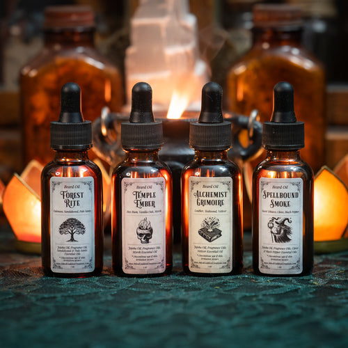 Beard Oil- Set of All 4 Scents for Magickal Self-Care
