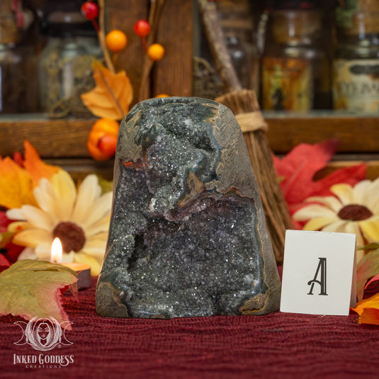 Black Galaxy Amethyst Cluster for Enhanced Psychic Abilities