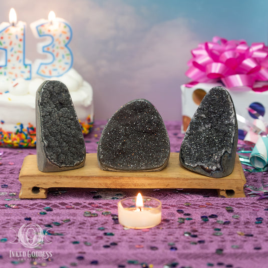 Black Galaxy Amethyst Geode Bloop for Epic Psychic Vision