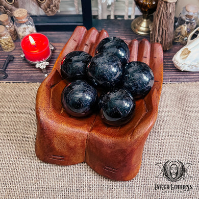 Black Tourmaline Sphere for Psychic Protection