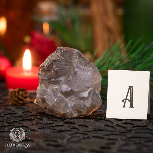 Black & Gray Fluorite Cluster for Hella Cleansing and Purifying 