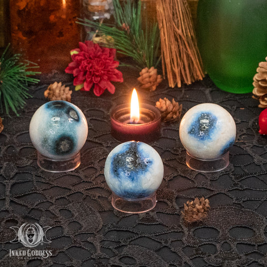 Blue Ice Glacierite Sphere for Harmony