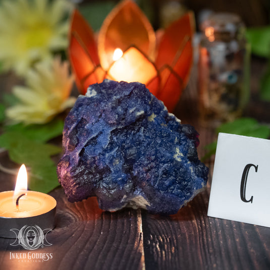 Blueberry Fluorite for Powerful Psychic Growth